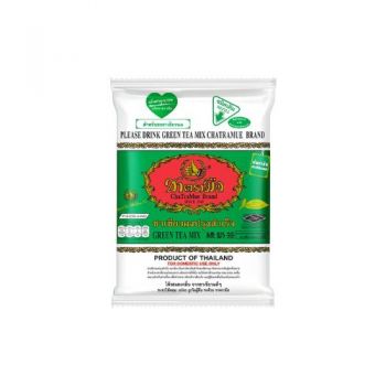 ชาเขียวนม ชนิดถุง 400g ( ชาตรามือ )