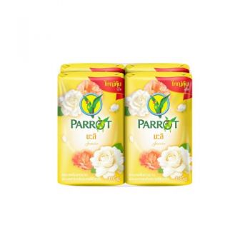 สบู่มะลิ เหลือง 70g แพ็ค 4 ก้อน ( Parrot ) 