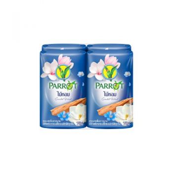 สบู่ไม้หอม น้ำเงิน 70g แพ็ค 4 ก้อน ( Parrot )