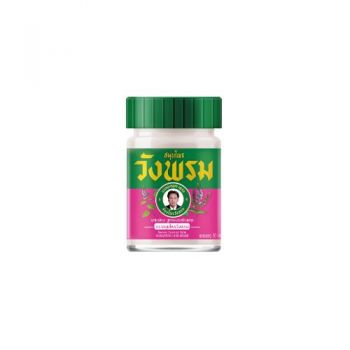 ยาหม่องสูตรพิมเสน 50g  ( สมุนไพรวังพรม )